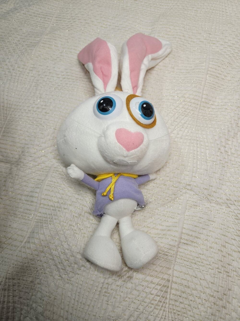 Big Eyed Bunny Rabbit Plush Stuffed Animal Toy Rare Vtg Htf 2005 Y2k Retro Purpl